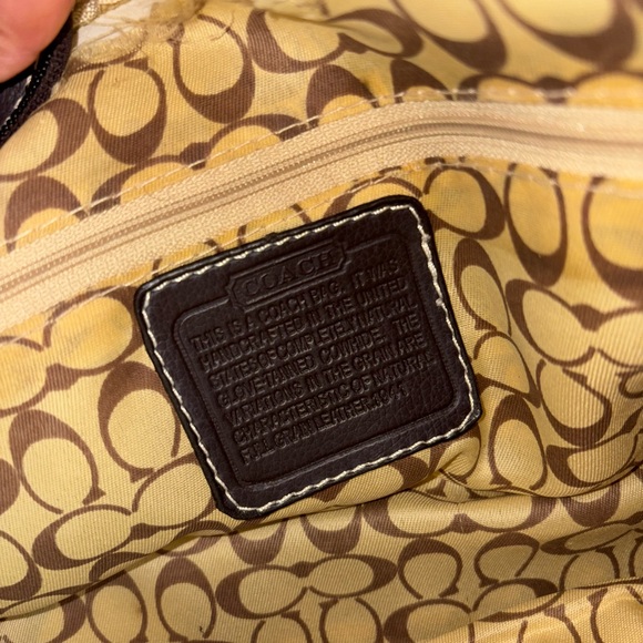 Brown Patterned Handbag - Picture 9 of 9